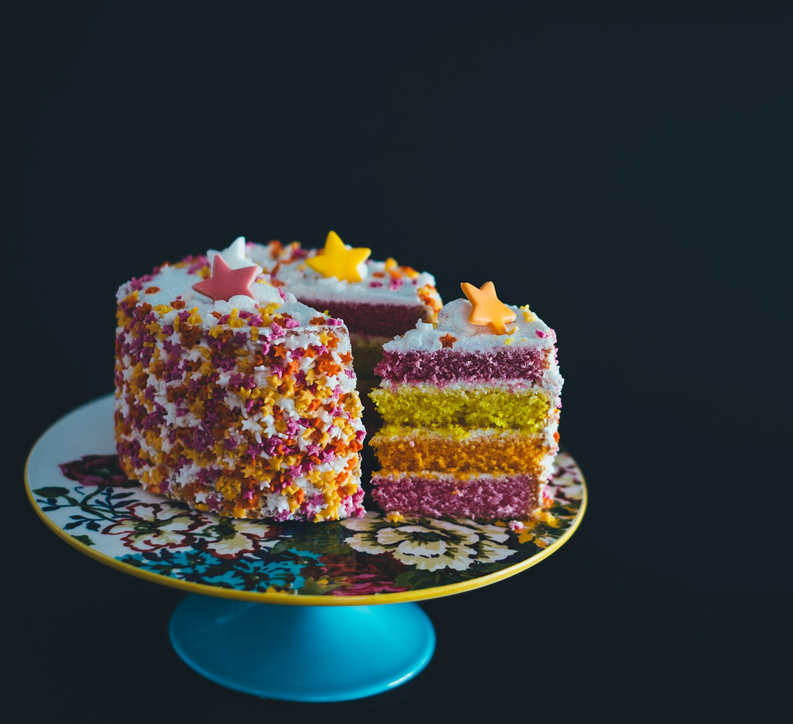 Layered dessert with cream and berries